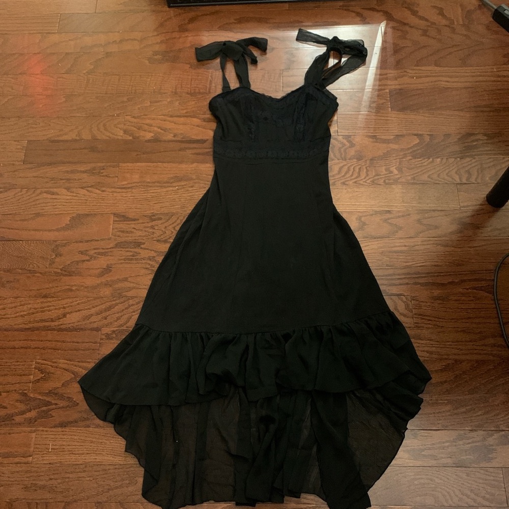 Tripp NYC High Low Ruffled Lace Dress